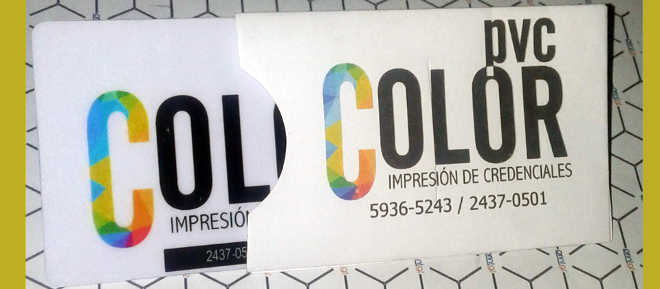 tarjetas proximidad pvc